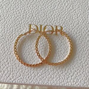 Twisted Gold Hoop Earrings